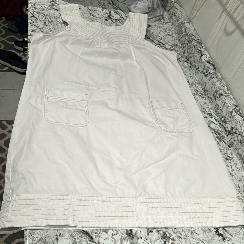 White cotton Axcess dress
